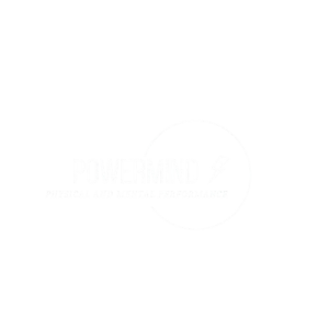 Powermind logo simple white